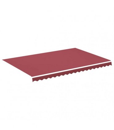 vidaXL Awning Replacement Fabric Burgundy Red 450x300 cm Polyester