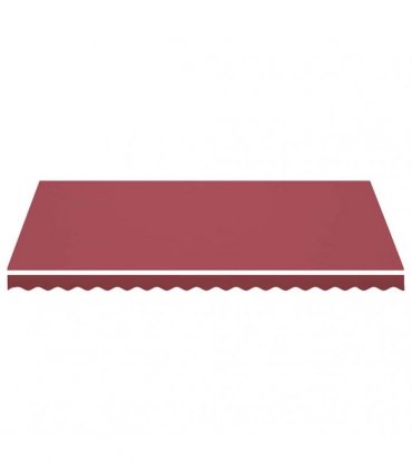 vidaXL Awning Replacement Fabric Burgundy Red 450x300 cm Polyester
