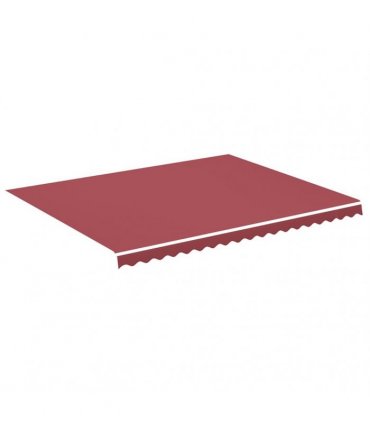 vidaXL Awning Replacement Fabric Burgundy Red 450x350 cm Polyester