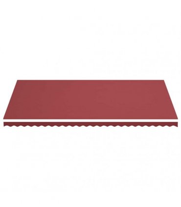vidaXL Awning Replacement Fabric Burgundy Red 600x350 cm Polyester
