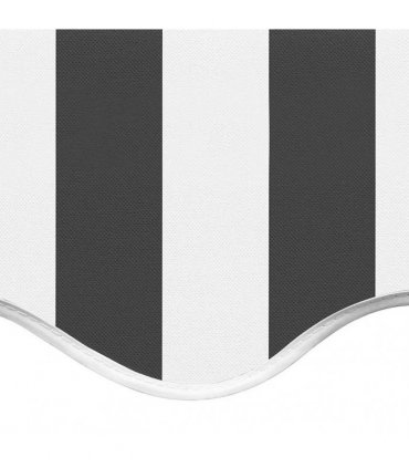 vidaXL Awning Replacement Fabric Anthracite and White 300x250 cm