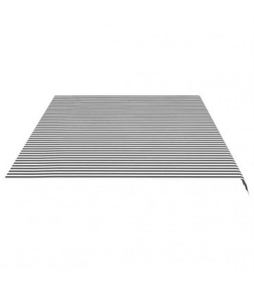 vidaXL Awning Replacement Fabric Anthracite and White 600x350 cm