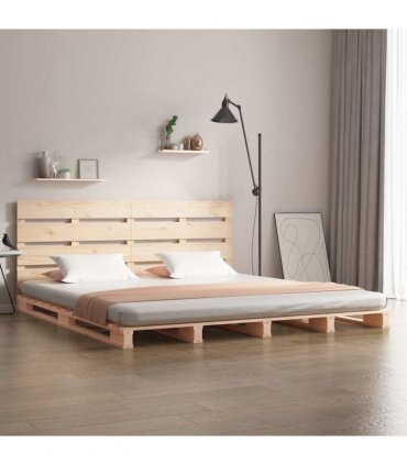 vidaXL Bed Frame without Mattress 160x200 cm Solid Wood Pine
