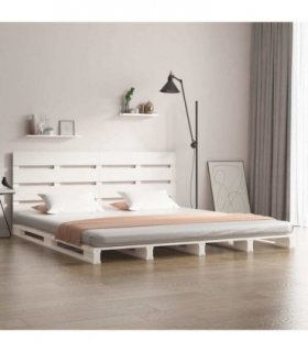 vidaXL Bed Frame without Mattress White 160x200 cm Solid Wood Pine