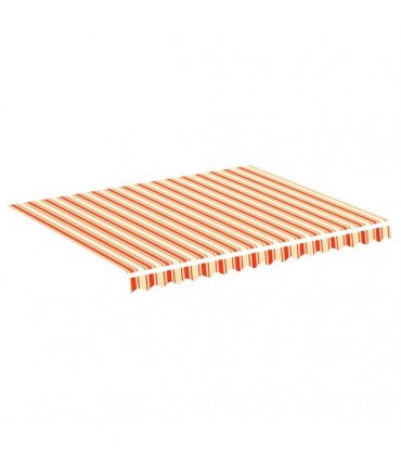 vidaXL Awning Replacement Fabric Yellow and Orange 300x250cm Polyester