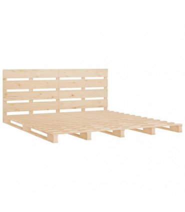 vidaXL Bed Frame without Mattress 200x200 cm Solid Wood Pine