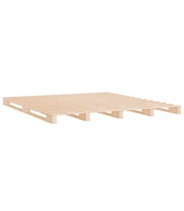 vidaXL Bed Frame without Mattress 200x200 cm Solid Wood Pine