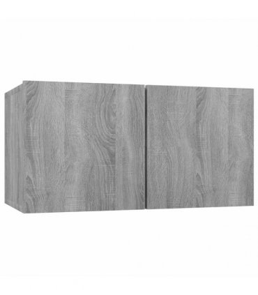 vidaXL 5 Piece TV Cabinet Set Grey Sonoma Engineered Wood
