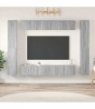 vidaXL 10 Piece TV Cabinet Set Grey Sonoma Engineered Wood