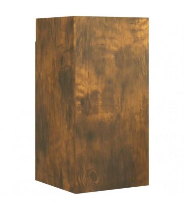 vidaXL 7 Piece TV Cabinet Set Smoked Oak Engineered Wood