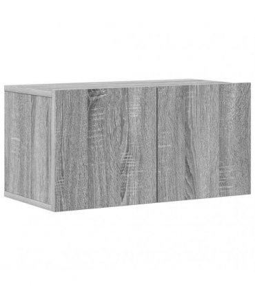 vidaXL 4 Piece TV Cabinet Set Grey Sonoma Engineered Wood