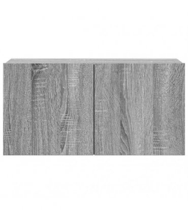 vidaXL 4 Piece TV Cabinet Set Grey Sonoma Engineered Wood