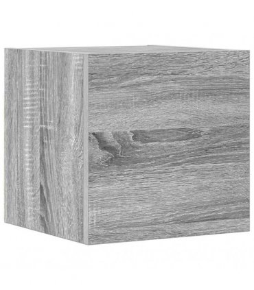 vidaXL 4 Piece TV Cabinet Set Grey Sonoma Engineered Wood