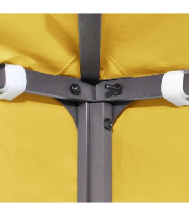 vidaXL Gazebo Top Cover 270 g/m² 4x3 m Yellow