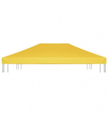 vidaXL Gazebo Top Cover 270 g/m² 4x3 m Yellow