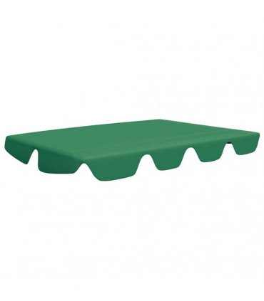 vidaXL Replacement Canopy for Garden Swing Green 188/168x145/110 cm