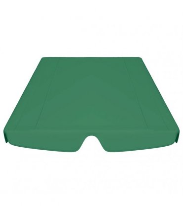 vidaXL Replacement Canopy for Garden Swing Green 188/168x145/110 cm