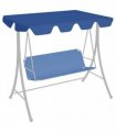 vidaXL Replacement Canopy for Garden Swing Blue 188/168x145/110 cm