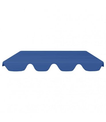 vidaXL Replacement Canopy for Garden Swing Blue 188/168x145/110 cm