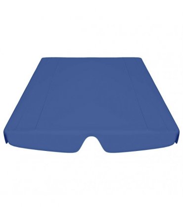 vidaXL Replacement Canopy for Garden Swing Blue 188/168x145/110 cm