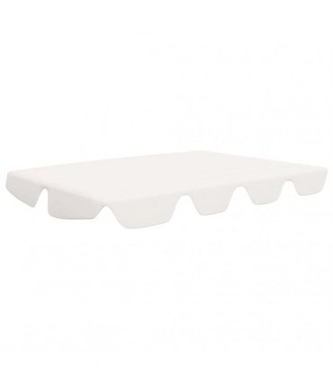 vidaXL Replacement Canopy for Garden Swing White 188/168x145/110 cm