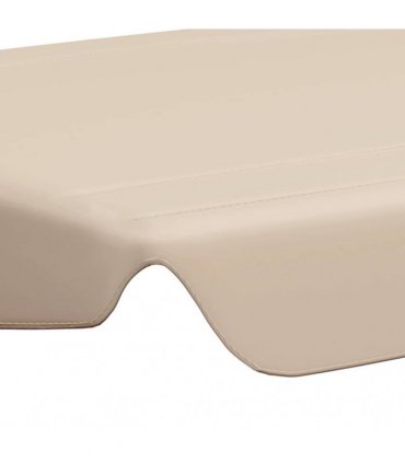 vidaXL Replacement Canopy for Garden Swing Beige 150/130x105/70 cm