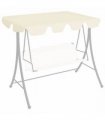 vidaXL Replacement Canopy for Garden Swing Cream 150/130x105/70 cm