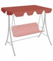 vidaXL Replacement Canopy for Garden Swing Terracotta 150/130x105/70cm