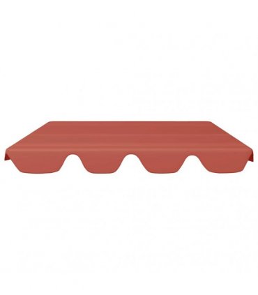 vidaXL Replacement Canopy for Garden Swing Terracotta 150/130x105/70cm