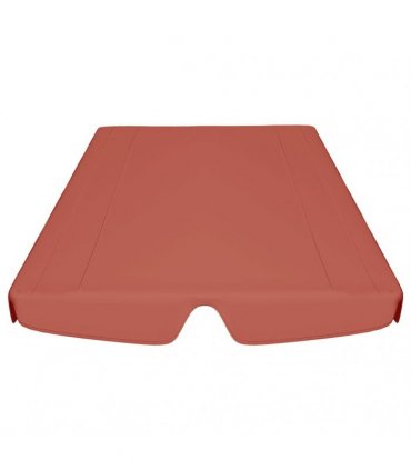 vidaXL Replacement Canopy for Garden Swing Terracotta 150/130x105/70cm