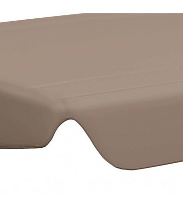vidaXL Replacement Canopy for Garden Swing Taupe 150/130x105/70 cm
