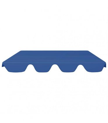 vidaXL Replacement Canopy for Garden Swing Blue 150/130x105/70 cm