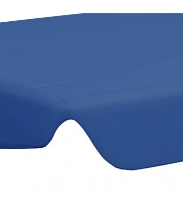 vidaXL Replacement Canopy for Garden Swing Blue 150/130x105/70 cm