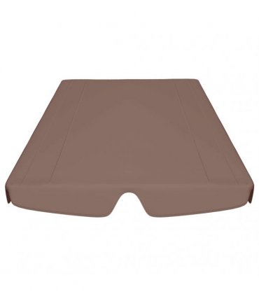 vidaXL Replacement Canopy for Garden Swing Brown 150/130x105/70 cm