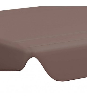 vidaXL Replacement Canopy for Garden Swing Brown 150/130x105/70 cm