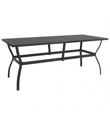 vidaXL Garden Table Anthracite 190x80x72 cm Steel