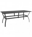 vidaXL Garden Table Anthracite 190x80x72 cm Steel
