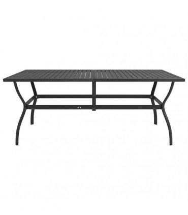 vidaXL Garden Table Anthracite 190x80x72 cm Steel