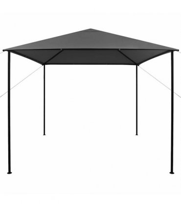 vidaXL Gazebo 3x3 m Anthracite Fabric and Steel 180 g/m²