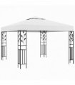 vidaXL Gazebo 3x3 m White 180 g/m²
