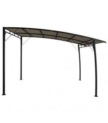 vidaXL Garden Sunshade Awning 3x3x2.55 m Taupe