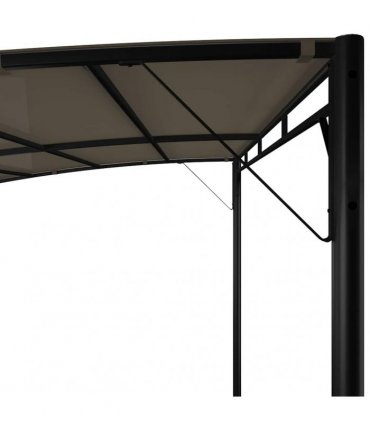 vidaXL Garden Sunshade Awning 3x3x2.55 m Taupe
