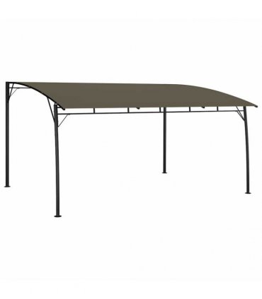 vidaXL Garden Sunshade Awning 4x3x2.55 m Taupe