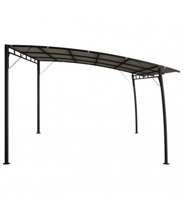 vidaXL Garden Sunshade Awning 4x3x2.55 m Taupe
