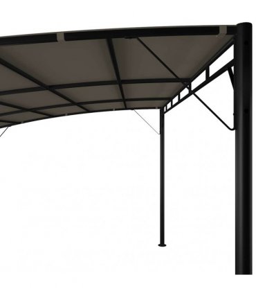 vidaXL Garden Sunshade Awning 4x3x2.55 m Taupe