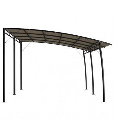 vidaXL Garden Sunshade Awning 6x3x2.55 m Taupe