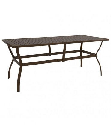 vidaXL Garden Table Brown 190x80x72 cm Steel