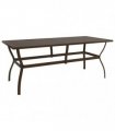 vidaXL Garden Table Brown 190x80x72 cm Steel