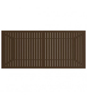 vidaXL Garden Table Brown 190x80x72 cm Steel