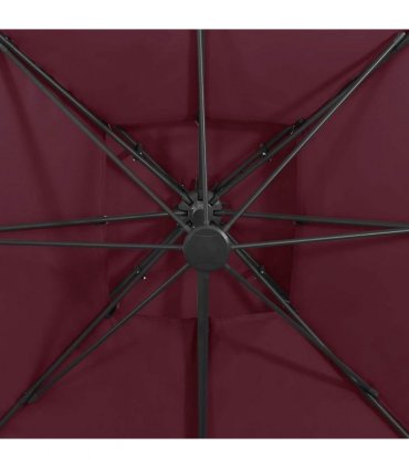 vidaXL Cantilever Garden Parasol with Double Top 300x300 cm